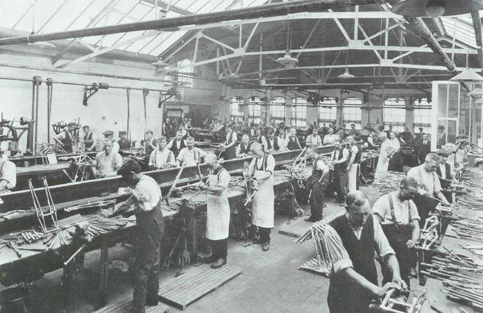 1935 usine Triumph de Coventry