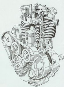 1937 Speed Twin Engine