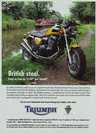 Pubblicit Triumph Thunderbirt Sport