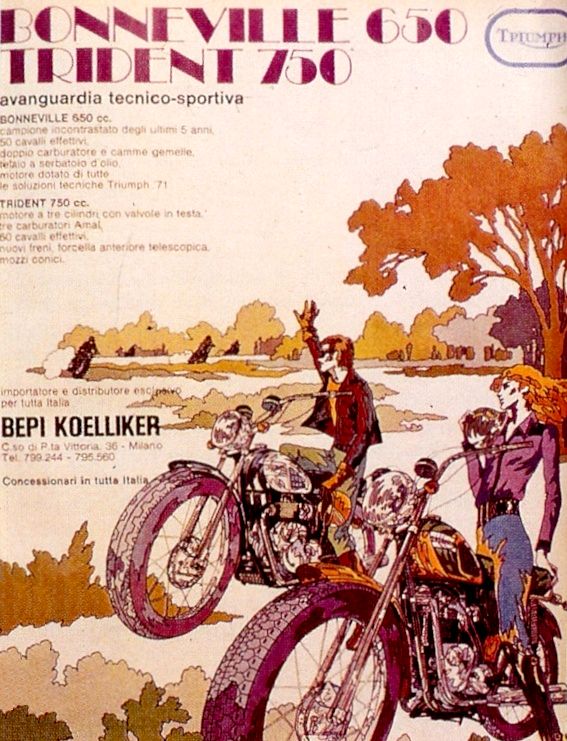 1971 Triumph Publicité