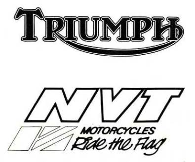 1976 Logo Triumph NVT