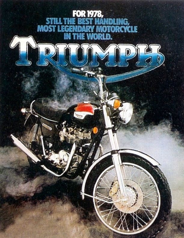 1978 Publicité Triumph