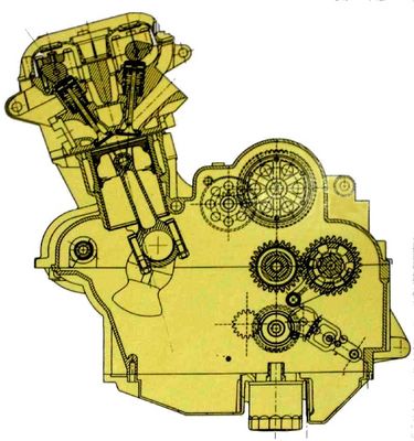 1996 - T595 Engine