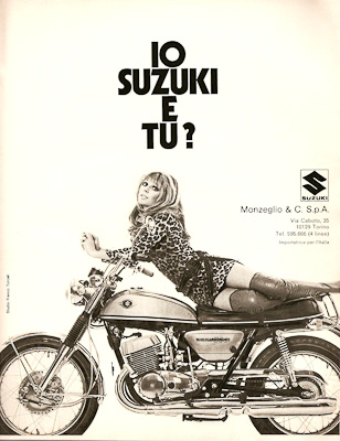 Pubblicit anni 70 Suzuki