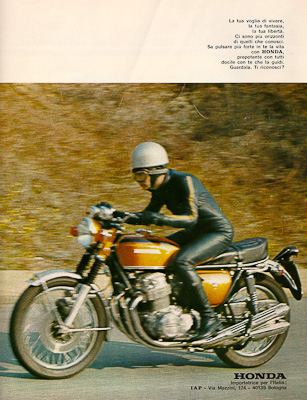 Pubblicit anni 70 Honda