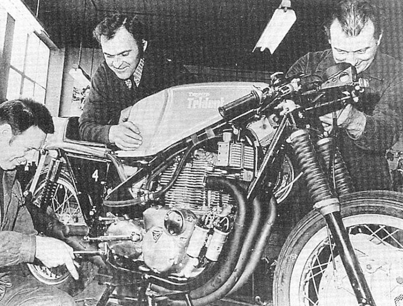 1970 Daytona 200 Triumph Trident Percy Tait