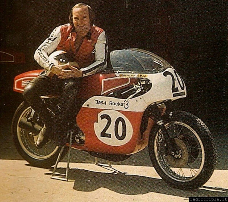 1971 200 Miglia Daytona BSA Rocket 3 Mike Hailwood