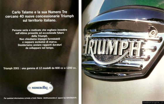 2000 pubblicit Triumph
