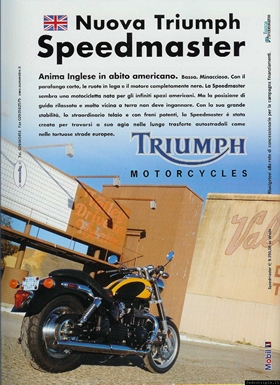 2003 pubblicit Triumph Speedmaster