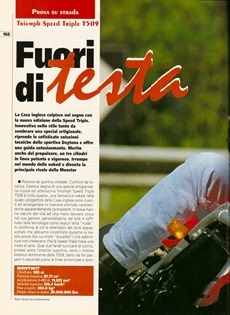 1997 Triumph Speed Triple T509 - Motociclismo