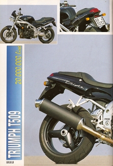 1997 Triumph Speed Tripl T509 Comparativa - Superwheels