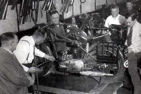 1951 Triumph factory
