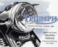 Catalogo Triumph 1955
