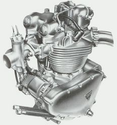 1956 Triumph 650cc test delta