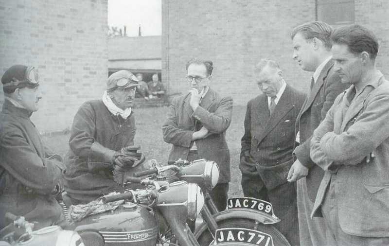 1949 Triumph Thunderbird - test presentazione