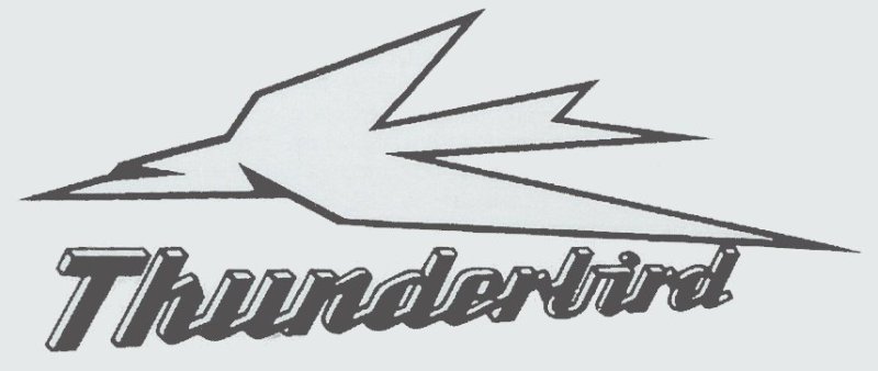 1949 Logo Thunderbird Triumph