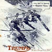 1947 Pubblicità Triumph Alex Oxley