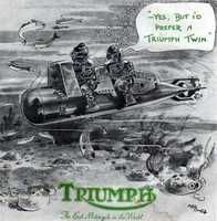 1947 Pubblicità Triumph Alex Oxley