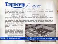 1947 Catalogo Triumph