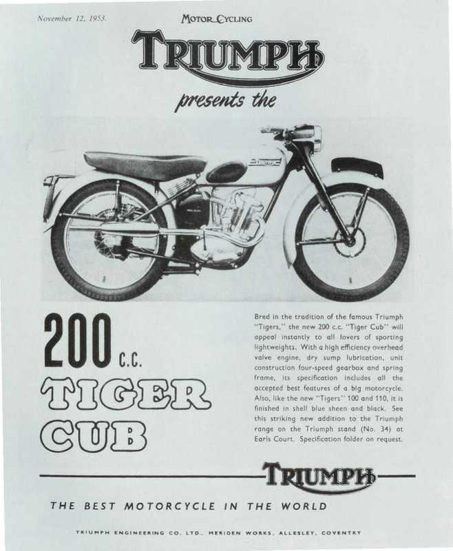 Triumph Tiger Cub