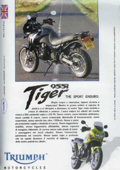 2001 pubblicit Triumph