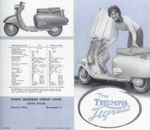 Triumph scooter Tigress e Tina