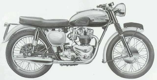 1960 Triumph Bonneville telaio duplex