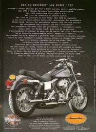 1999 Pubblicità Harley Davidson Carlo Talamo