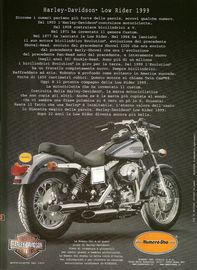 1999 Pubblicit Harley Davidson Carlo Talamo