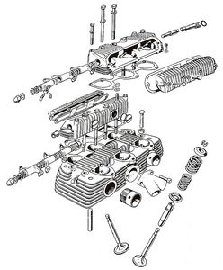 1968 Triumph Trident T150 Motore