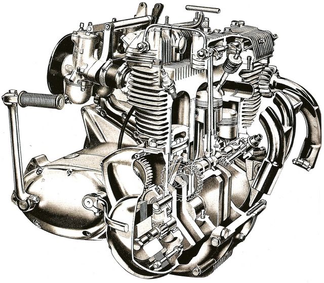 1968 Triumph Trident T150 Motore