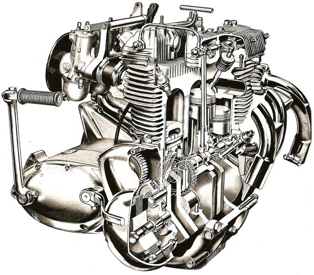 1968 Triumph Trident T150 Motore