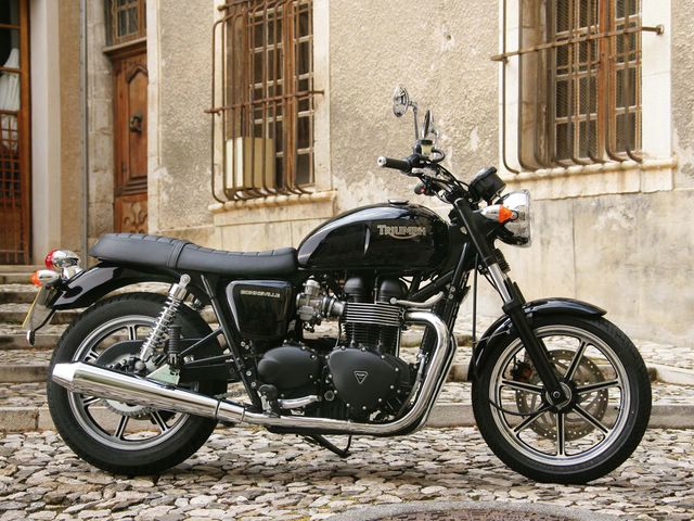 2009 Triumph Bonneville Black