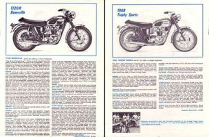 1968 Catalogo ufficiale Triumph (USA)