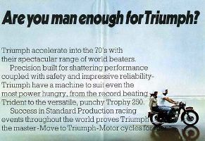 1970 Catalogo ufficiale Triumph