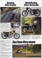 1970 Catalogo ufficiale Triumph