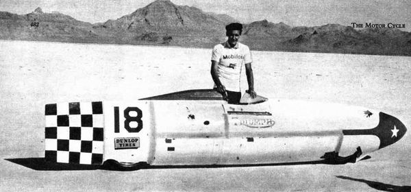 1956 Johnny Allen Bonneville Flat