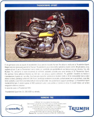 Triumph Thunderbird Sport Carlo Talamo