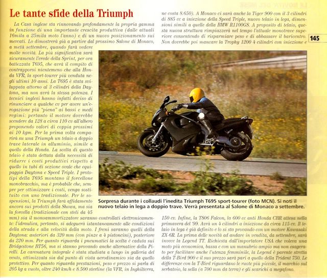 1998 Triumph news