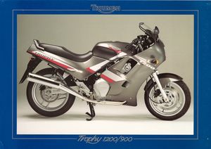 1991 Triumph Catalogo Trophy 900 e 1200