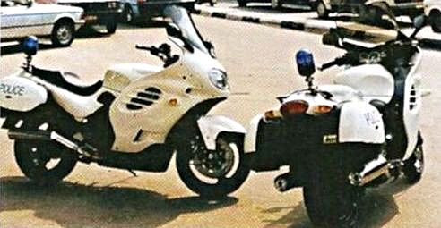2001 Triumph Trophy 1200 Polizia egiziana
