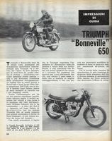 1969 Triumph Bonneville Test Motociclismo
