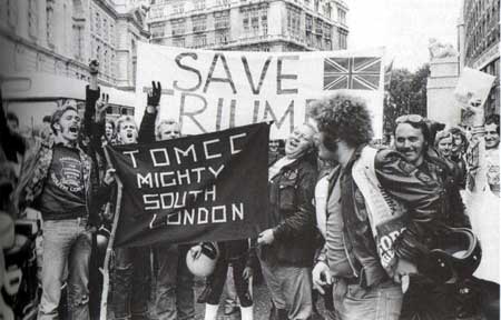 1974 Triumph Meriden sciopero