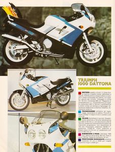 1990 Salone Colonia IFMA Triumph Daytona