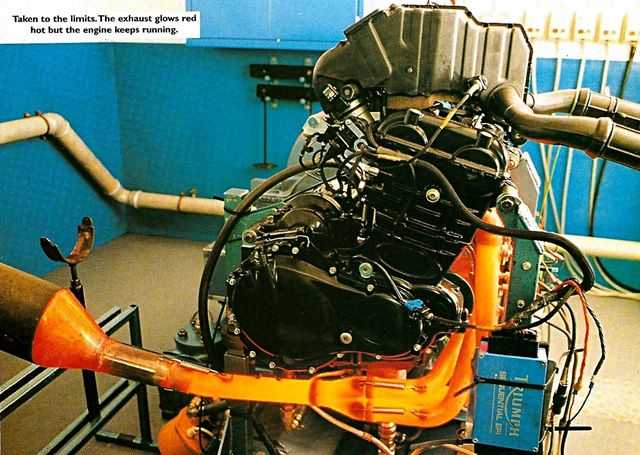 1996 - T595 engine in test