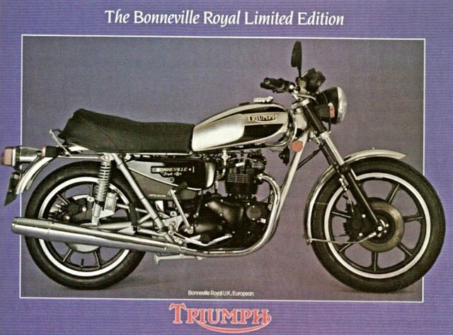 1981 Triumph Bonneville Royal Edition