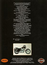 1990 pubblicit Harley-Davidson Carlo Talamo