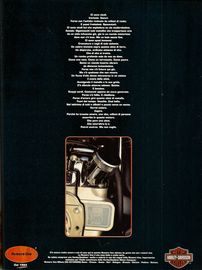1992 pubblicità Harley Davidson Carlo Talamo
