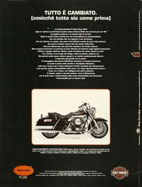 1993 pubblicit Harley Davidson Carlo Talamo