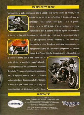 1998 Pubblicit Speed Triple